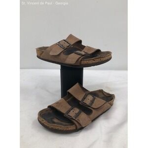 Birkenstock Brown Solid Slide Sandal Women 4.5